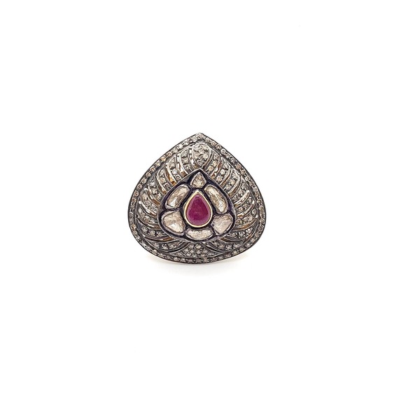 14kt Victorian Style Diamond Ring